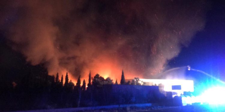 Incendio la madrugada del viernes en Sant Josep.