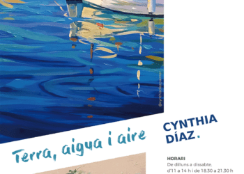 Cartel de la exposición de Cynthia Díaz.