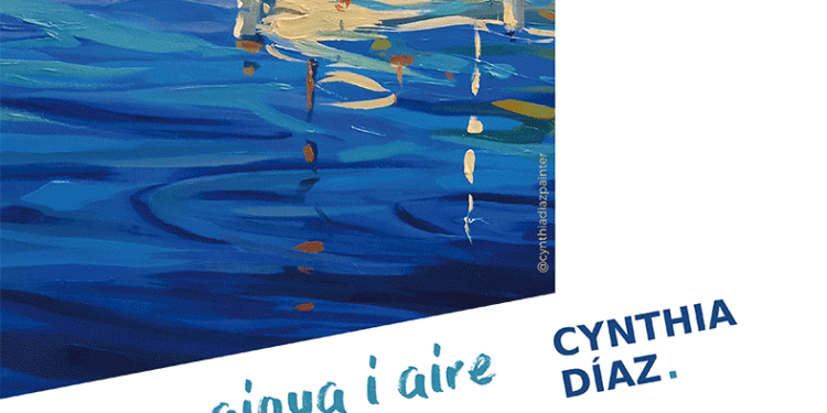 Cartel de la exposición de Cynthia Díaz.