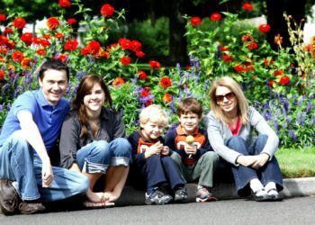 Una familia numerosa. Foto Pixabay.