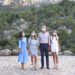 La familia real en su primer acto de estas vacaciones en Mallorca. Foto: Casa de S.M. el Rey.