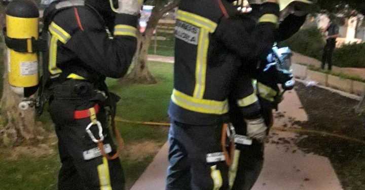 Imagen de archivo de bomberos de Palma.