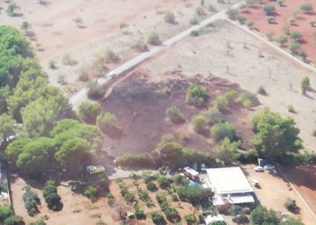 Imagen del área quemada. Foto: Ibanat.