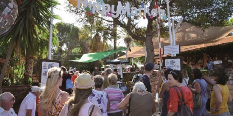 Mercadillo hippy de es Canar en una imagen de Ibiza.travel