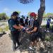 Migrantes interceptados en Formentera en una imagen de archivo de RàdioIlla