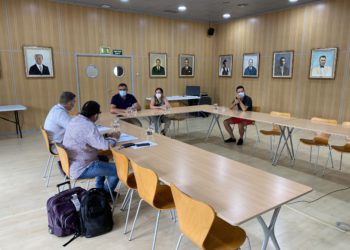 Reunión del equipo en Sant Josep.