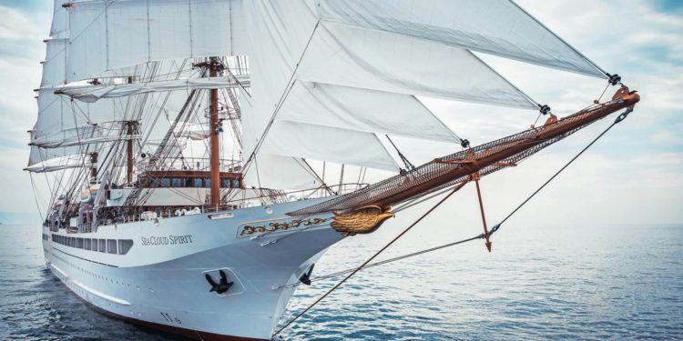 El 'Sea Cloud Spirit' en una imagen oficial de su web.