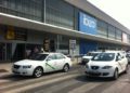 Parada de taxis en el aeropuerto de Ibiza