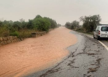 Una carretera de Santanyí. Imagen de Jaume Cabrer Soler Twitter