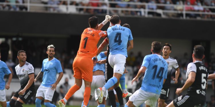 Imagen del partido del Ibiza ante el Cartagena en la primera vuelta