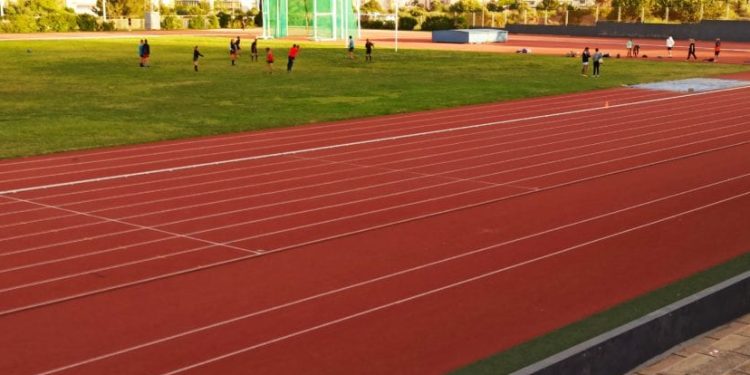 Imagen de archivo de una pista de atletismo.
