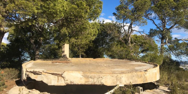Búnker en Ibiza. Foto Wikiloc