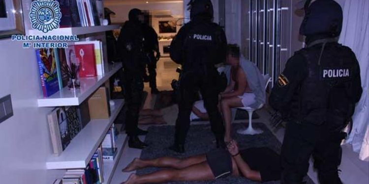 Detención en Ibiza de Dadak en 2016 en una imagen facilitada por la Policía Nacional