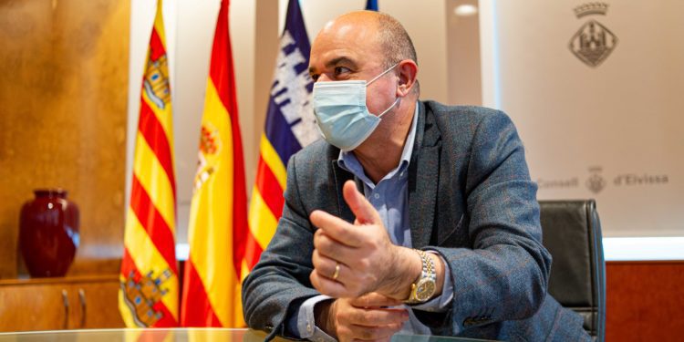 Vicent Marí, presidente del Consell de Ibiza. Foto Toni Escobar