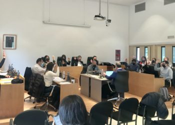 Imatge d'arxiu d'un ple al Consell de Formentera.