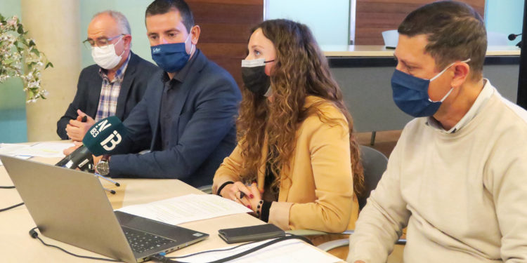 Rueda de prensa de presentación de los presupuestos municipales.