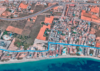 Vista del circuito de 5k y 10k de Platja d'en Bossa.