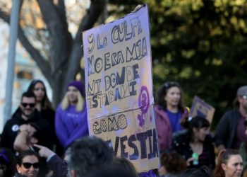 Imatge d'arxiu d'una manifestació feminista a Eivissa. Autor: Toni Escobar.