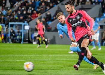 En la imagen, un lance del encuentro. Foto: LaLiga