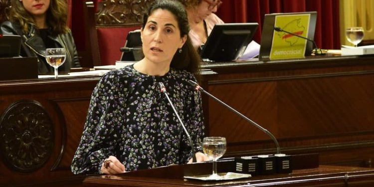 La diputada de Unidas Podemos Antònia Martín. Imagen: Podemos