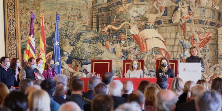 Imagen del acto de hoy en el Palacio Real de La Almudaina.