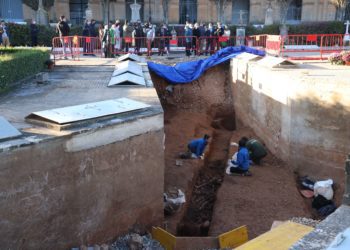 Imagen de una de las fosas. Fuente: Govern balear.