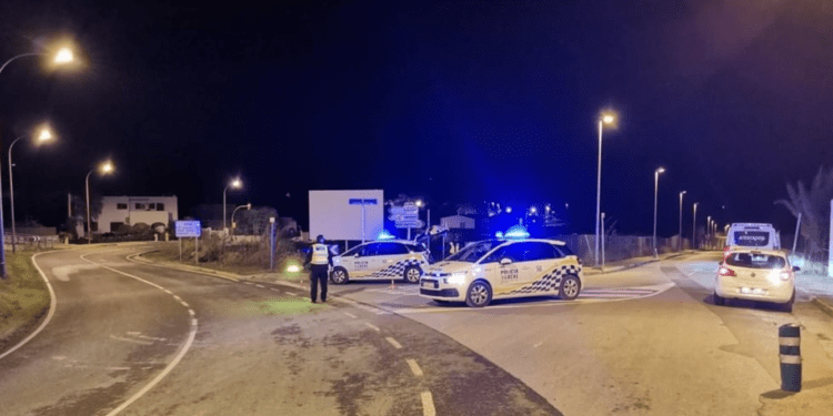 Un control de drogas y alcohol de la Policía Local de Sant Josep.