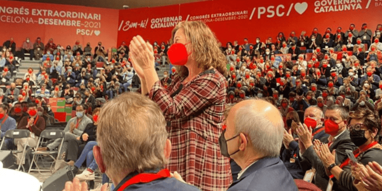 Armengol en primer plano en el congreso celebrado este fin de semana.