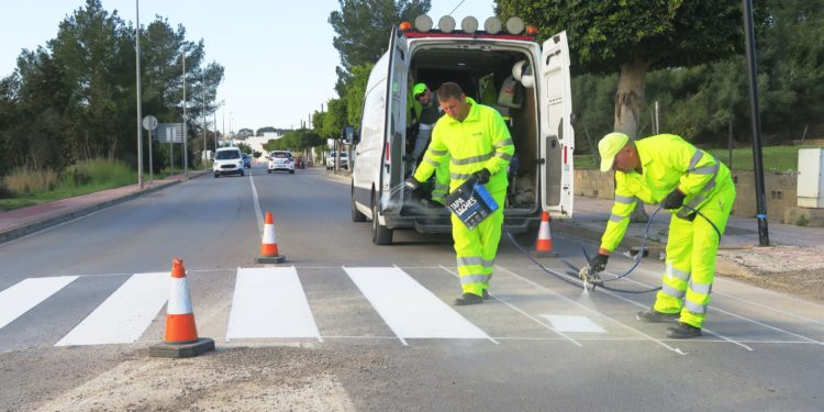 Mejora de señalización horizontal en Sant Antoni.
