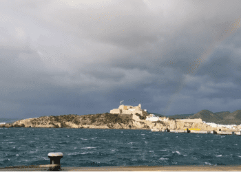 Viento en el puerto de Ibiza en una imagen de archivo.