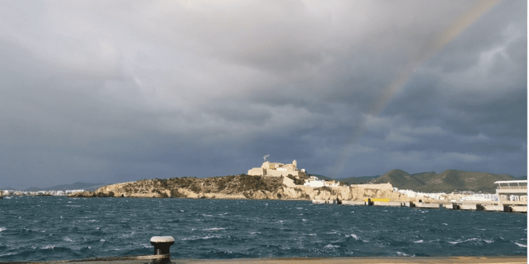 Viento en el puerto de Ibiza en una imagen de archivo.