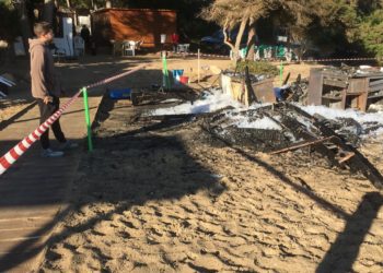 Esto es todo lo que ha quedado tras el incendio.