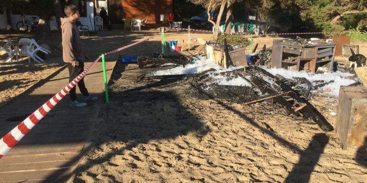 Esto es todo lo que ha quedado tras el incendio.