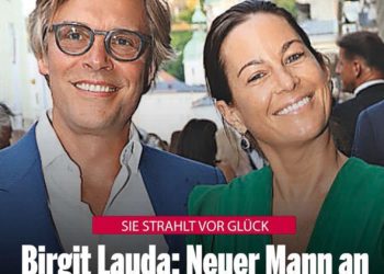Imagen de la pareja en una portada de Oe24.at, una revista de Austria.