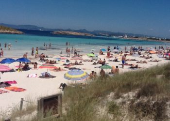 Imatge d'arxiu de ses Illetes, a Formentera, durant la temporada turística.