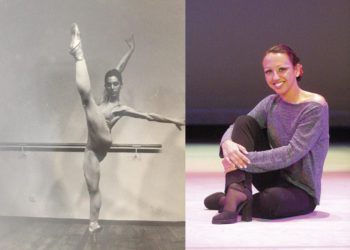 Ilenia Vilar, a la izquierda y Cristina Cardona, a la derecha de la imagen.  Fotos de Centro de Danza y de la EEiF