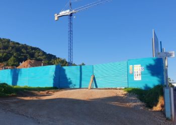 Una obra a Santa Eulària sense cartell.