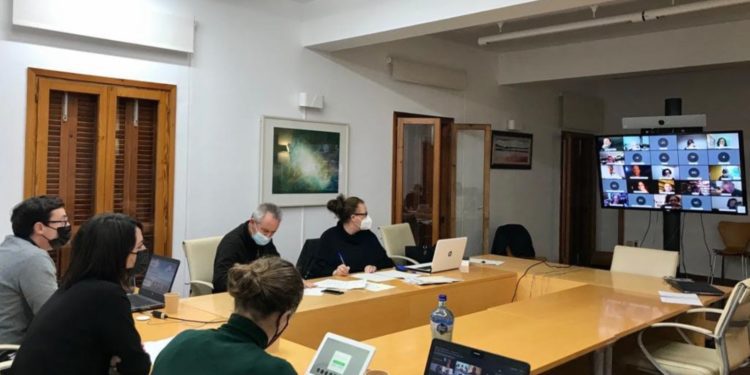 Imatge de la reunió. Consell de Formentera.