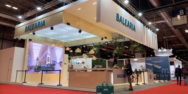 Estand de Baleària en Fitur 2021. Imagen de Baleària.