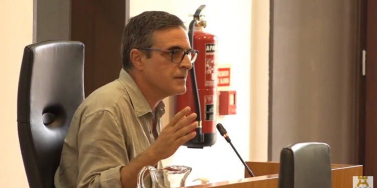 Imagen de archivo del portavoz del PP en el Ayuntamiento de Ibiza, José Vicente Marí Bosó.