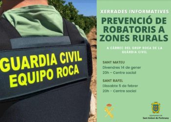 Cartel oficial de las charlas.