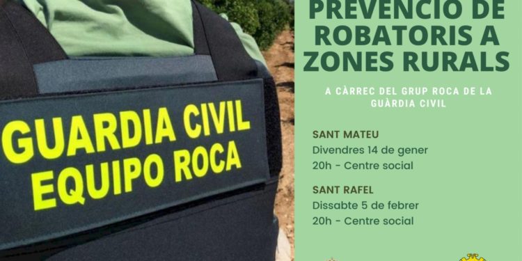 Cartel oficial de las charlas.