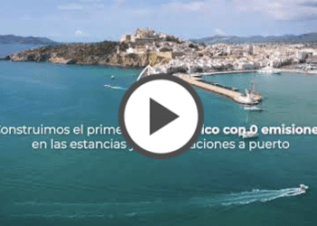 Imagen del video promocional del nuevo ferry. Baleària.