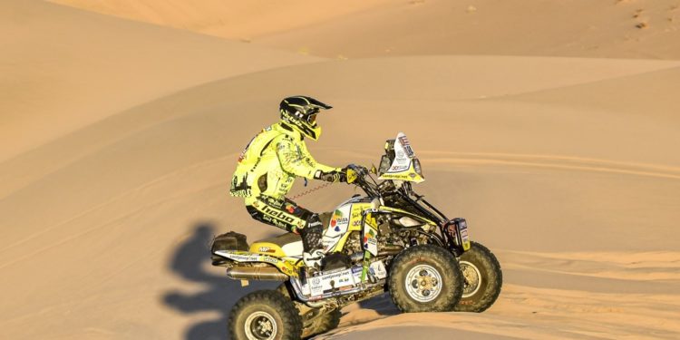 Toni Vingut este sábado, en su primer día de Dakar 2022. Imagen de Ingin Ibiza.