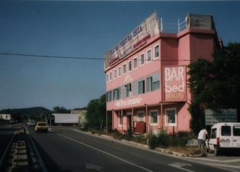 El mítico hotel en una imagen de los años 90.