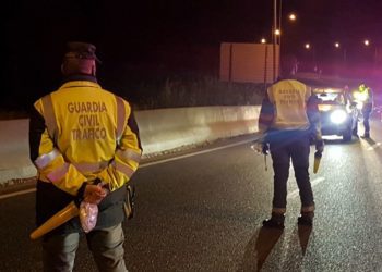 Imagen de archivo de un control de la Guardia Civil