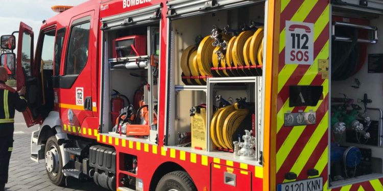 Imagen de archivo de un camión de bomberos.