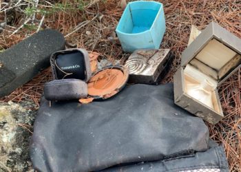 Restos del robo cometido en una casa en Ibiza. Imagen de Private Security Ibiza