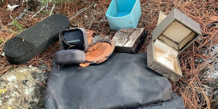 Restos del robo cometido en una casa en Ibiza. Imagen de Private Security Ibiza