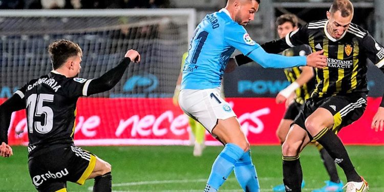 En la imagen,  un lance del encuentro. Foto: LaLiga